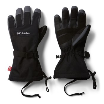 Columbia Muške Rukavice - Inferno Range Crne | KAVY-60235